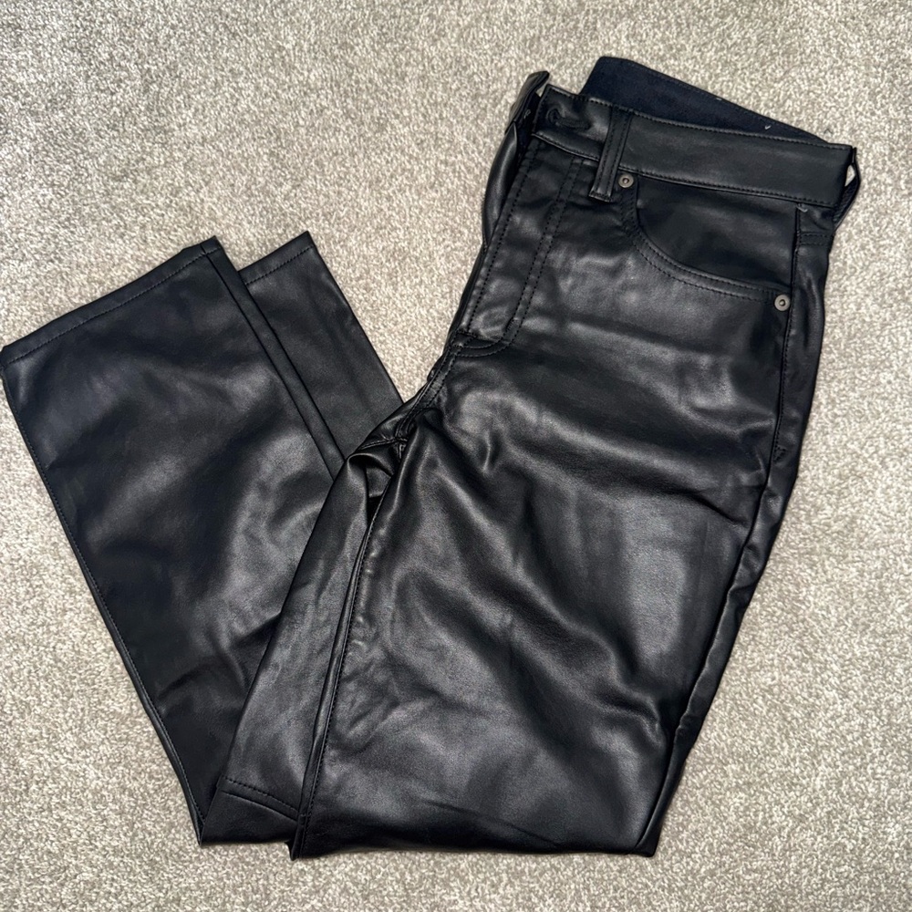 GAP Black Vintage Slim High Rise Pants